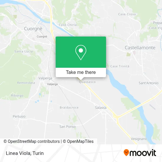 Linea Viola map