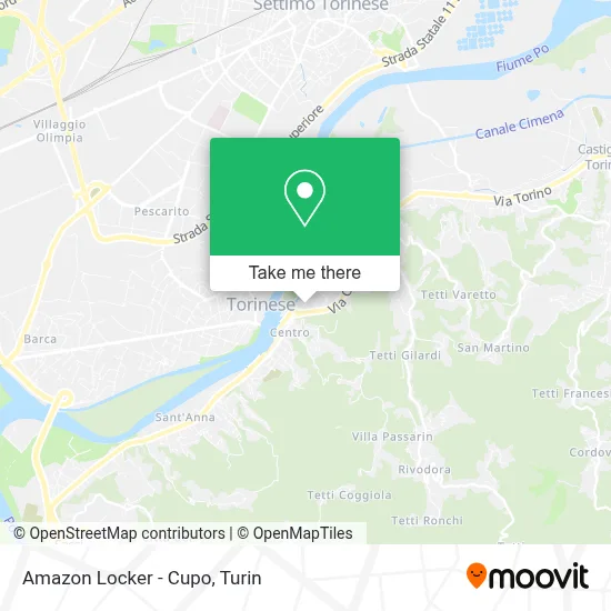 Amazon Locker - Cupo map
