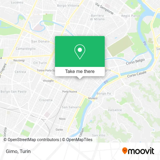 Gimo map