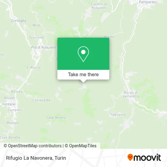 Rifugio La Navonera map