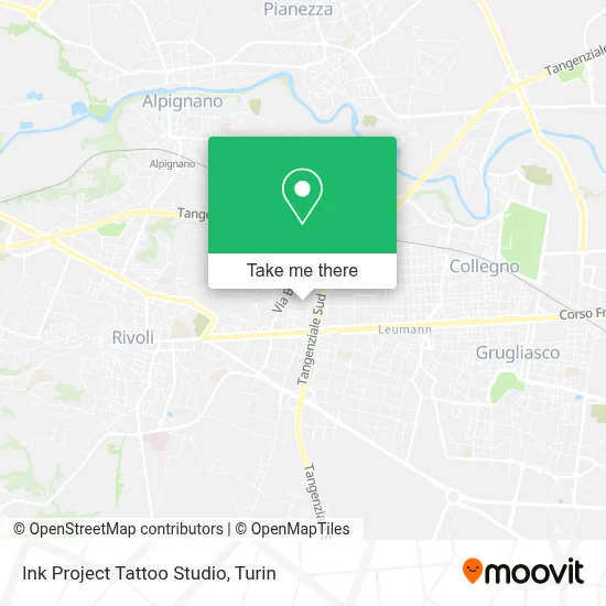 Ink Project Tattoo Studio map