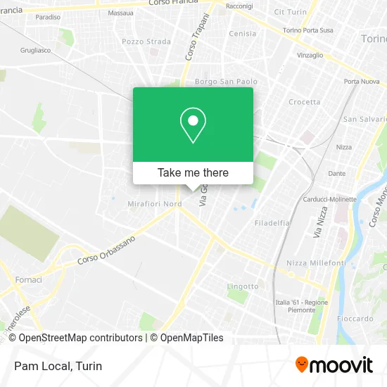 Pam Local map