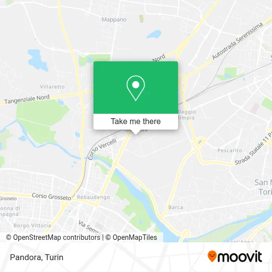 Pandora map