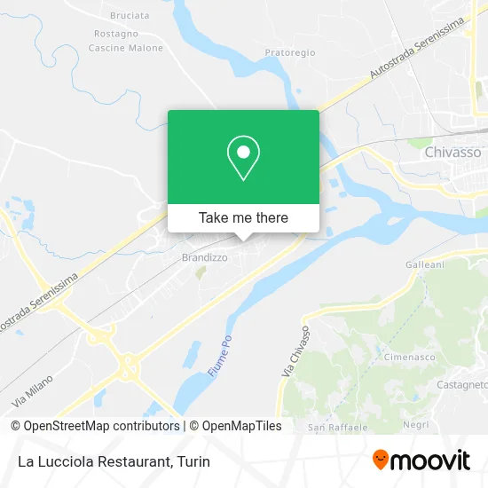 La Lucciola Restaurant map