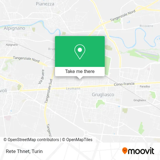 Rete Thnet map