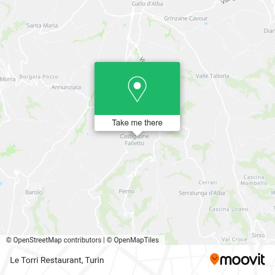Le Torri Restaurant map