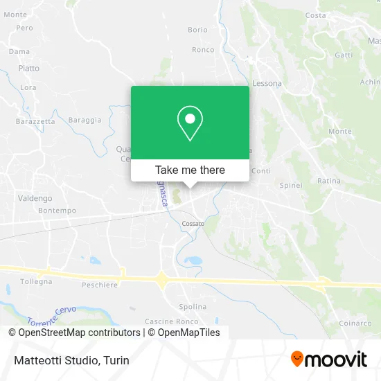 Matteotti Studio map