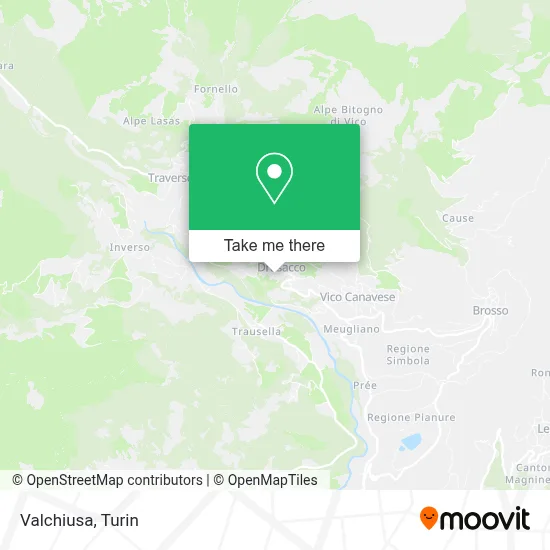 Valchiusa map