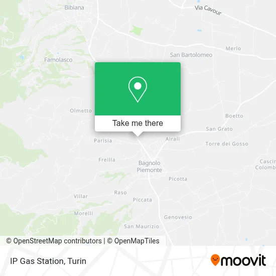 IP Gas Station map