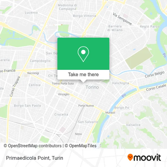 Primaedicola Point map