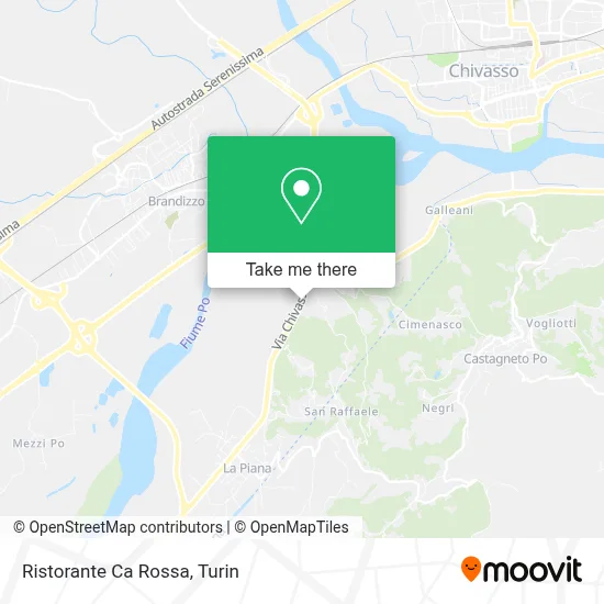 Ristorante Ca Rossa map