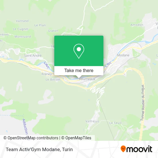 Team Activ'Gym Modane map