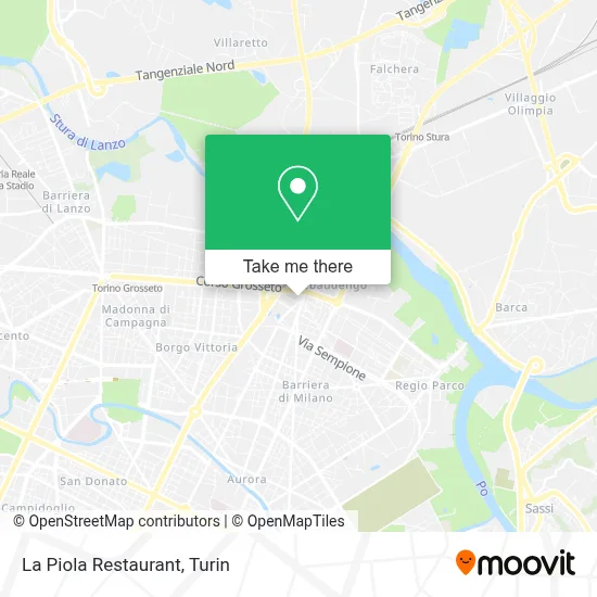 La Piola Restaurant map
