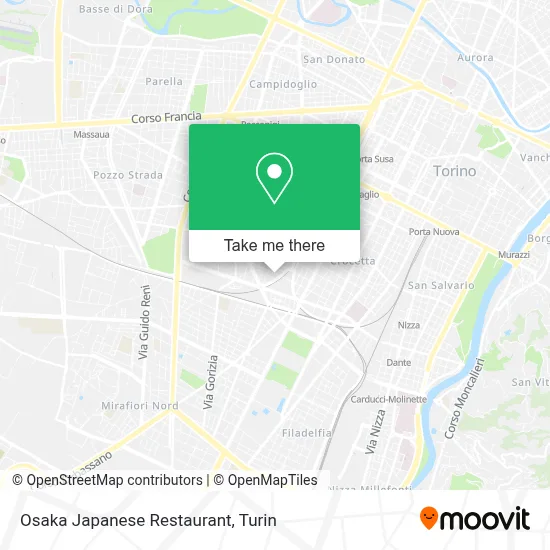 Osaka Japanese Restaurant map