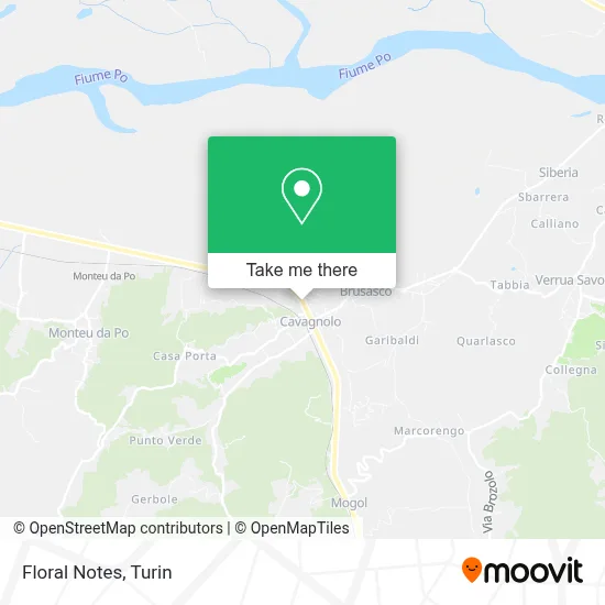 Floral Notes map