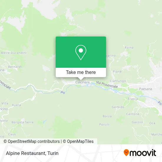 Alpine Restaurant map