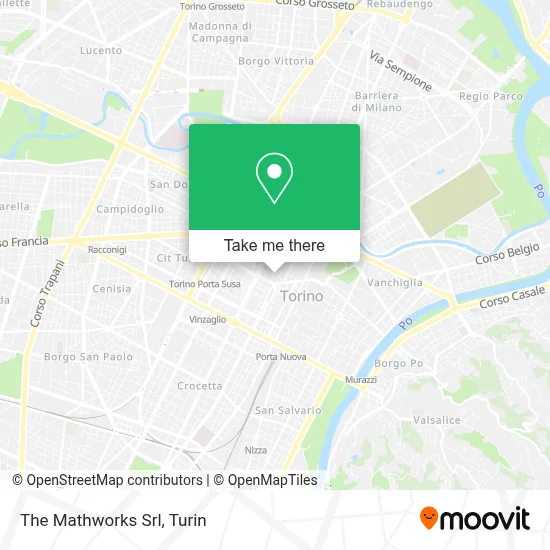 The Mathworks Srl map
