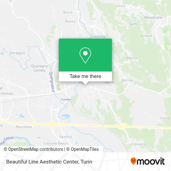 Beautiful Line Aesthetic Center map
