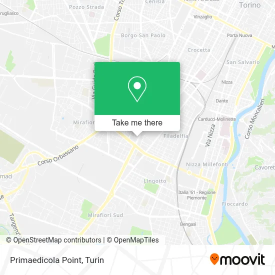Primaedicola Point map