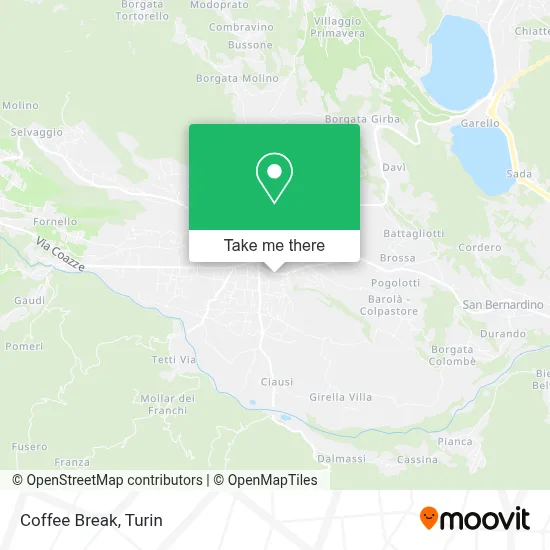 Coffee Break map