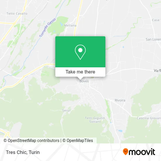 Tres Chic map
