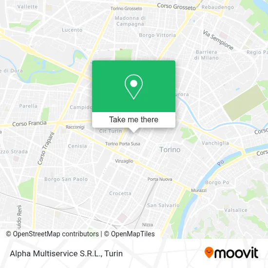 Alpha Multiservice S.R.L. map