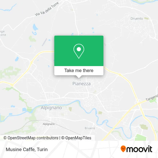 Musine Caffe map