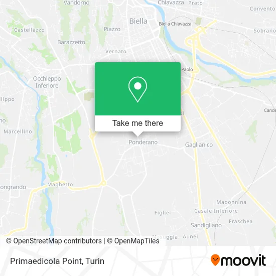 Primaedicola Point map