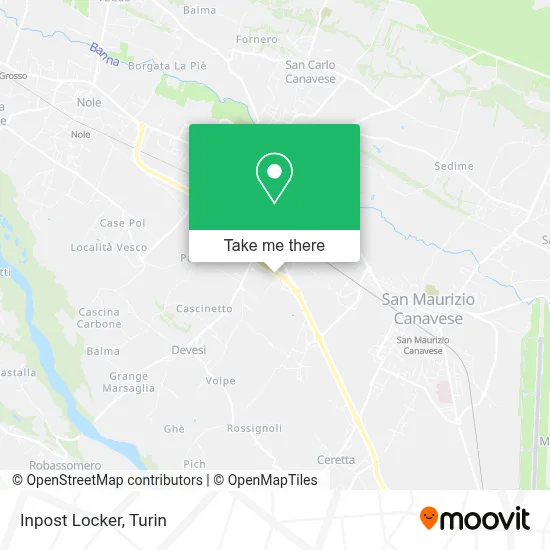 Inpost Locker map