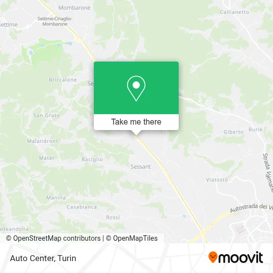 Auto Center map