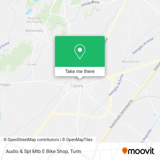 Audio & Spl Mtb E Bike Shop map