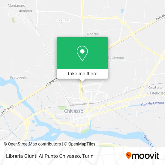 Libreria Giunti Al Punto Chivasso map
