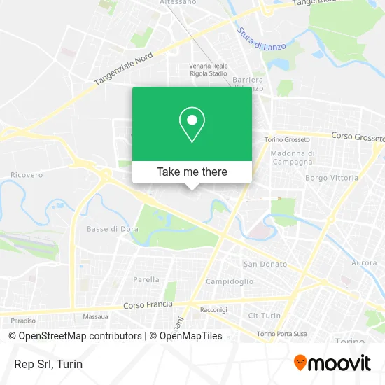 Rep Srl map