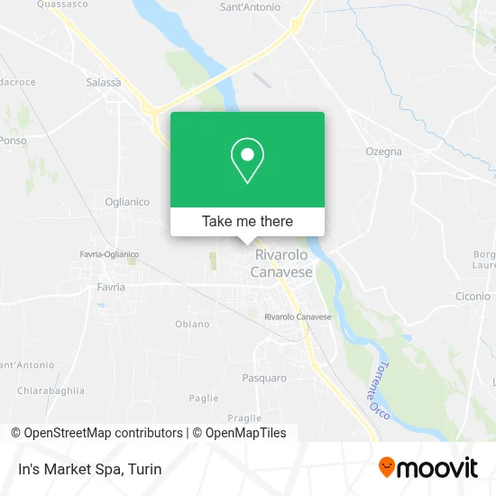 In's Market Spa map