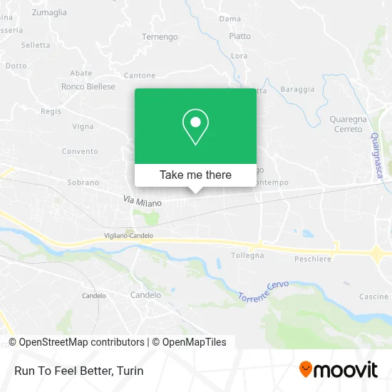Run To Feel Better map