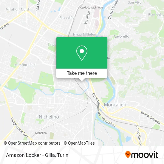 Amazon Locker - Gilla map