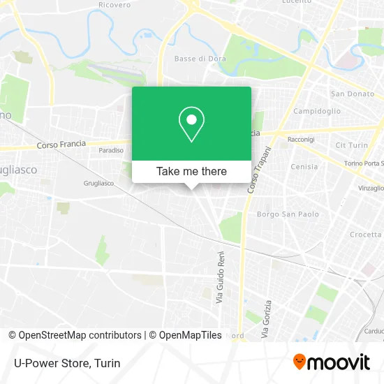 U-Power Store map
