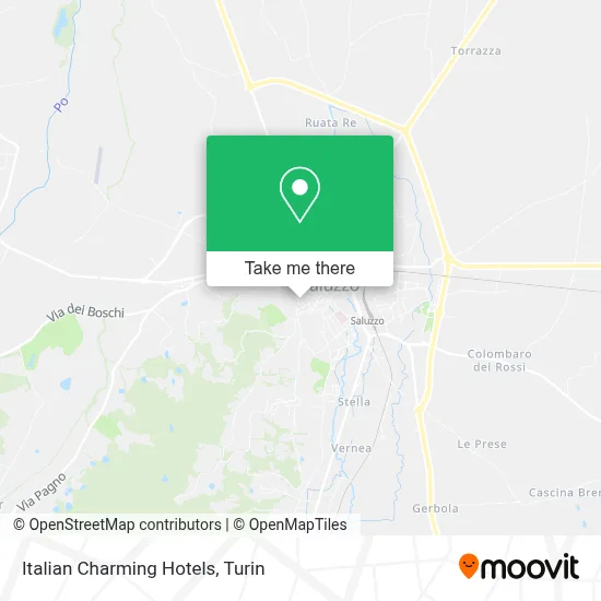 Italian Charming Hotels map
