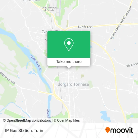 IP Gas Station map
