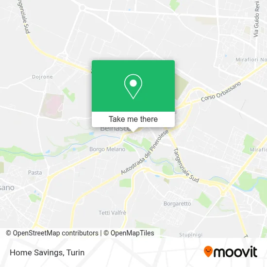 Home Savings map