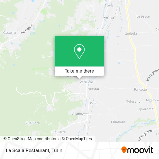 La Scala Restaurant map