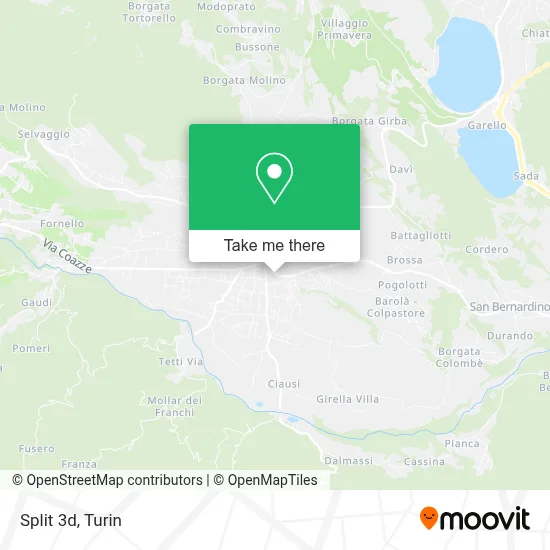 Split 3d map