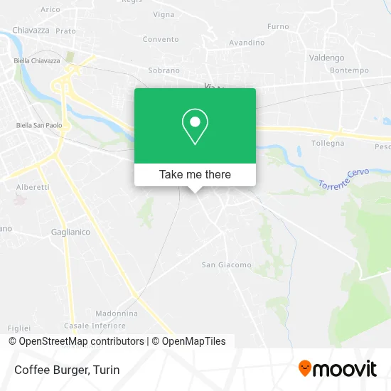 Coffee Burger map