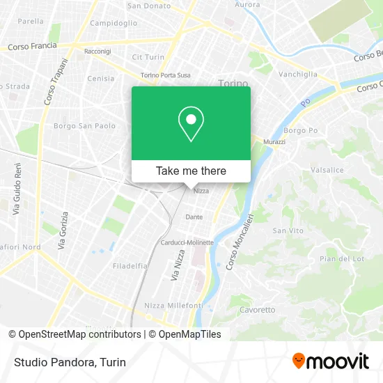 Studio Pandora map