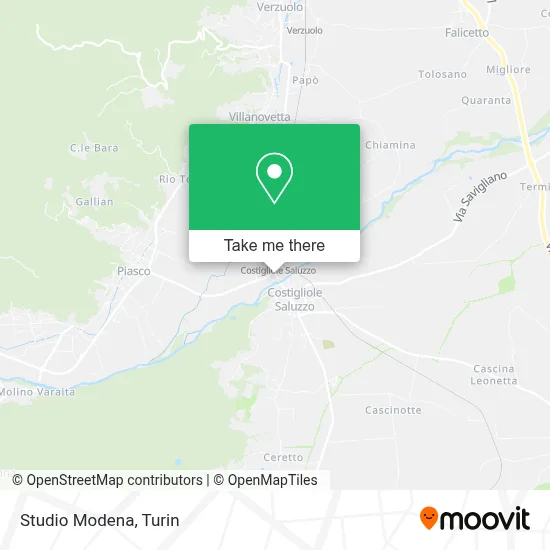 Studio Modena map