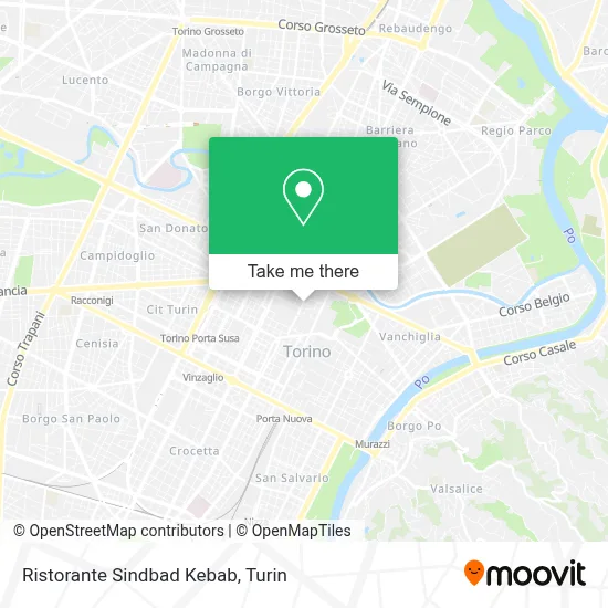 Ristorante Sindbad Kebab map