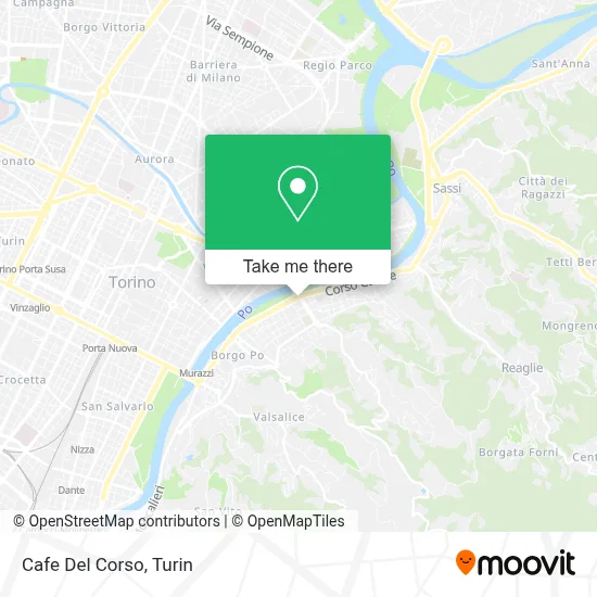 Cafe Del Corso map