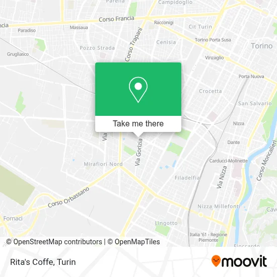 Rita's  Coffe map