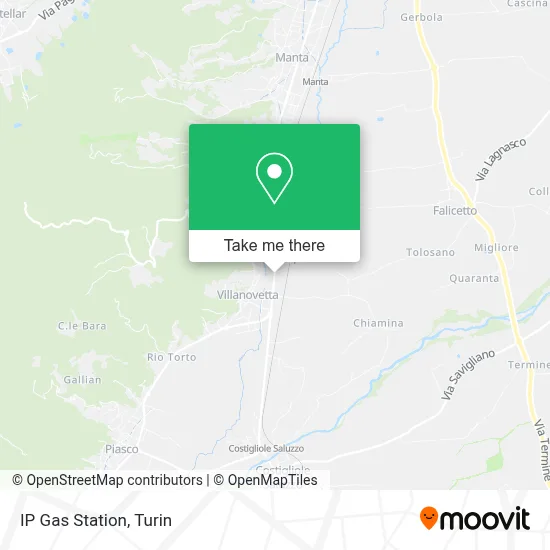 IP Gas Station map