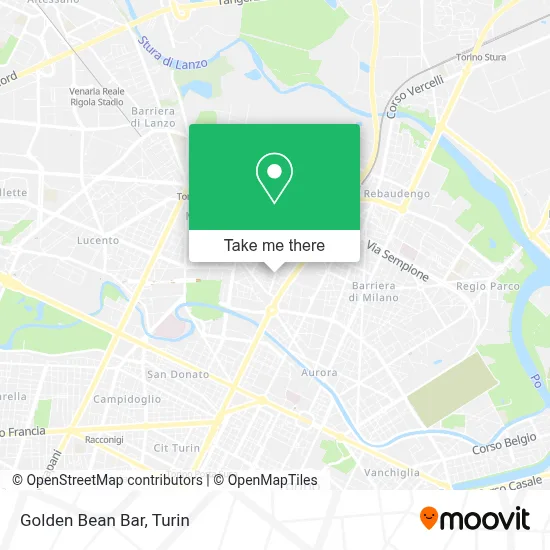 Golden Bean Bar map